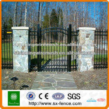 Hot sale PVC coated fence gate grill designs(manufacturer)